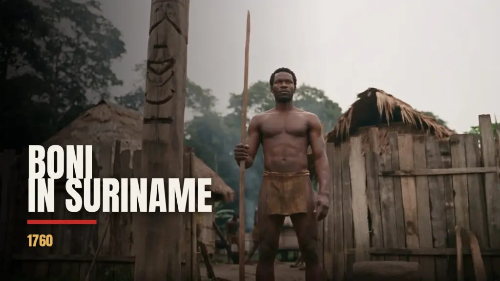 Boni, Suriname 1760, live action look